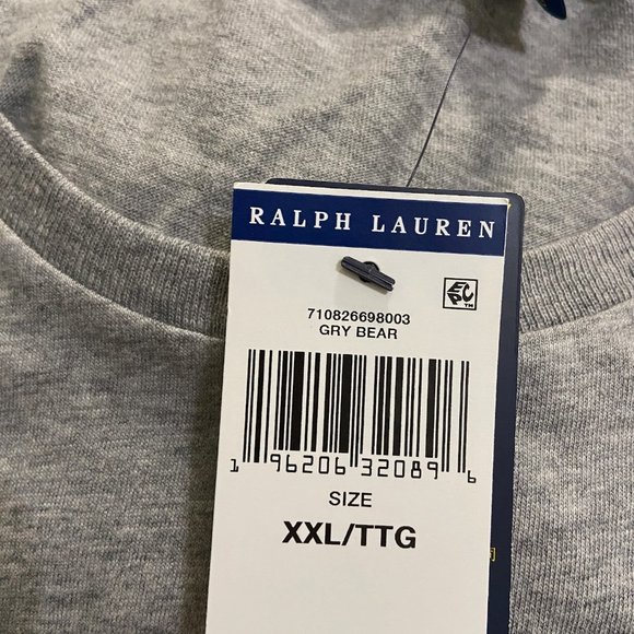 Polo Ralph Lauren Men Teddy Polo Bear Skiing Graphic Crew T-Shirt Size NEW - Picture 8 of 8